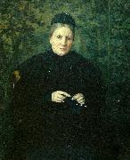 johan krouthen portratt av konstnarens mor oil painting artist